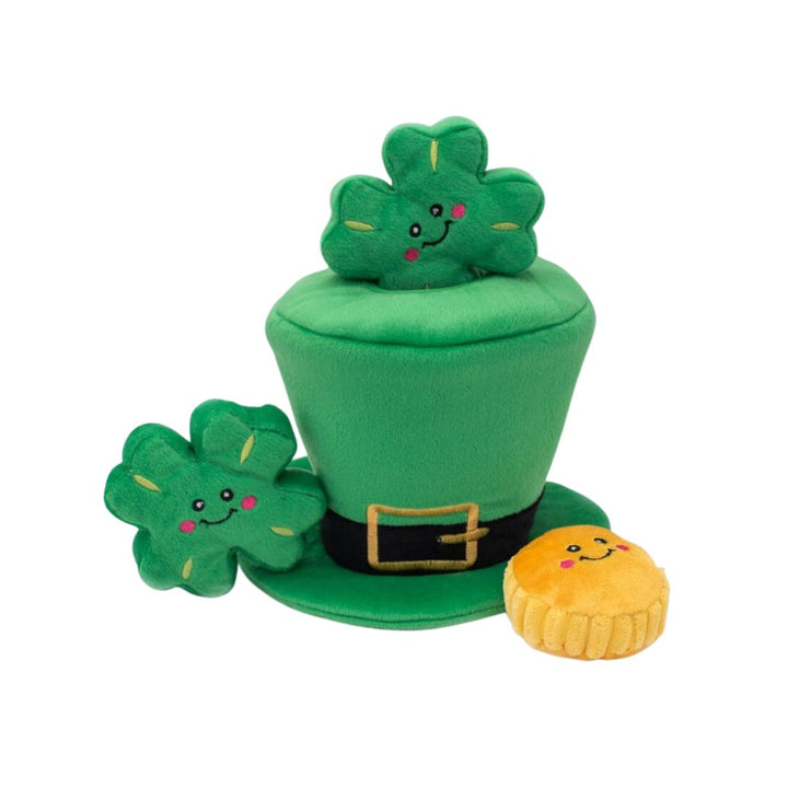 St. Patrick’s Burrow Leprechaun Hat Dog Toy