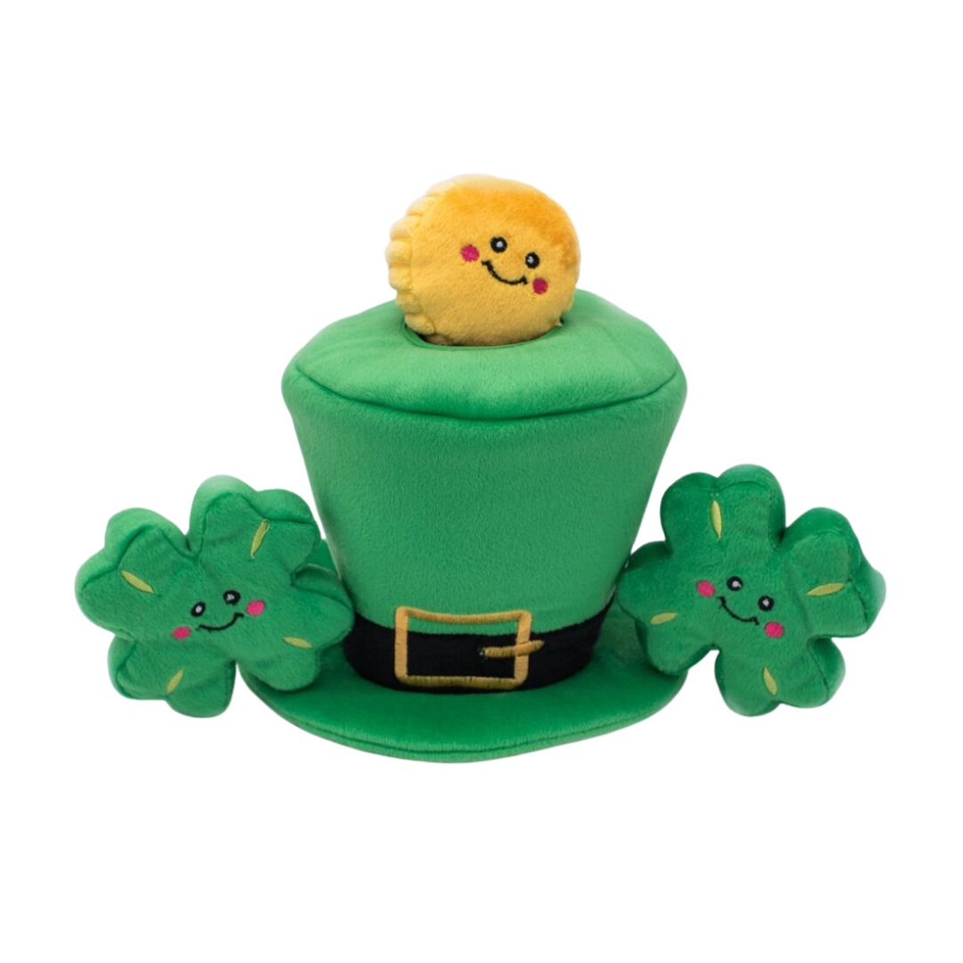 St. Patrick’s Burrow Leprechaun Hat Dog Toy