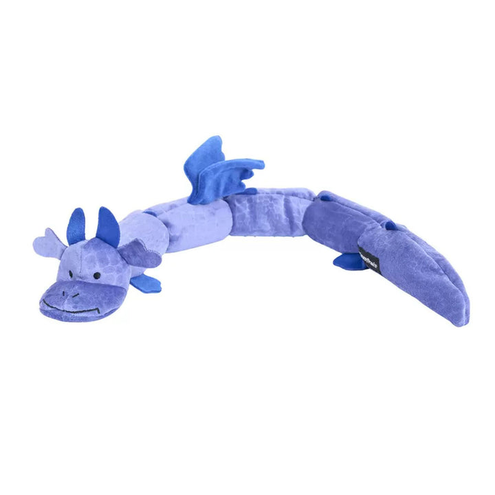Zippy Dragonz Dog Toy – Blue Deluxe with 6 Squeakers