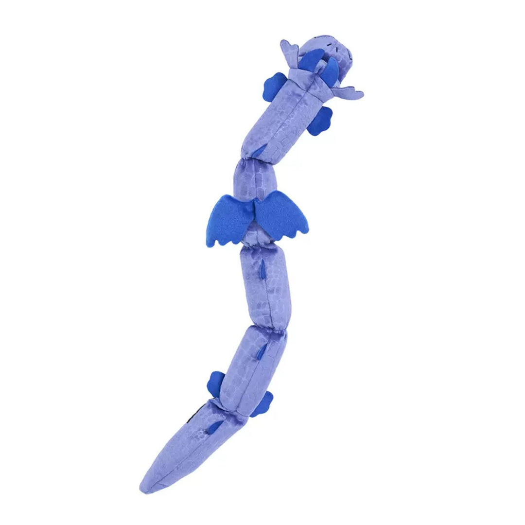Zippy Dragonz Dog Toy – Blue Deluxe with 6 Squeakers