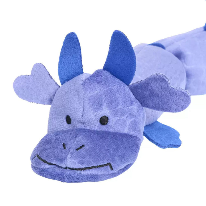 Zippy Dragonz Dog Toy – Blue Deluxe with 6 Squeakers
