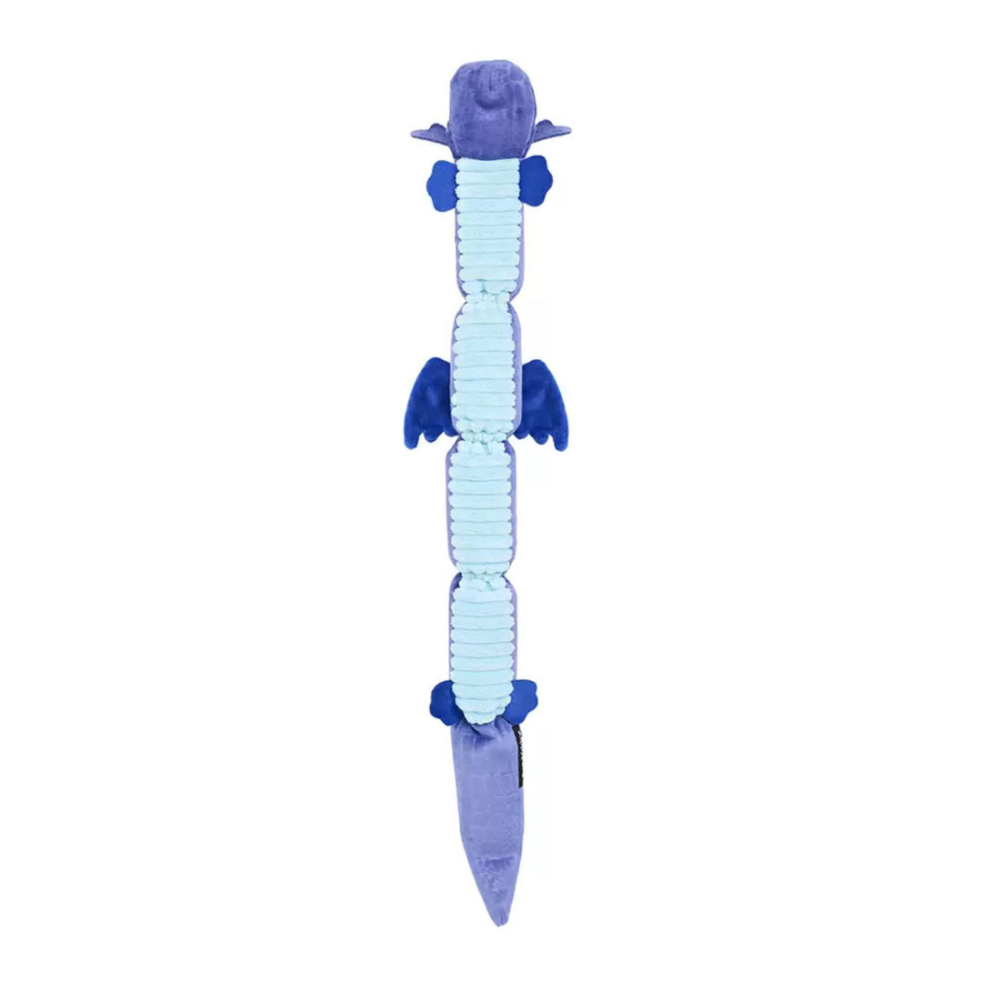 Zippy Dragonz Dog Toy – Blue Deluxe with 6 Squeakers
