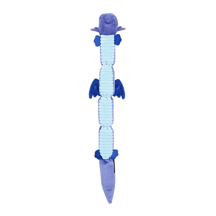 Zippy Dragonz Dog Toy – Blue Deluxe with 6 Squeakers