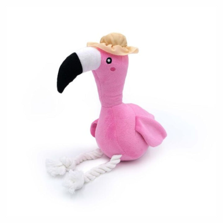 Freya the Flamingo Dog Toy