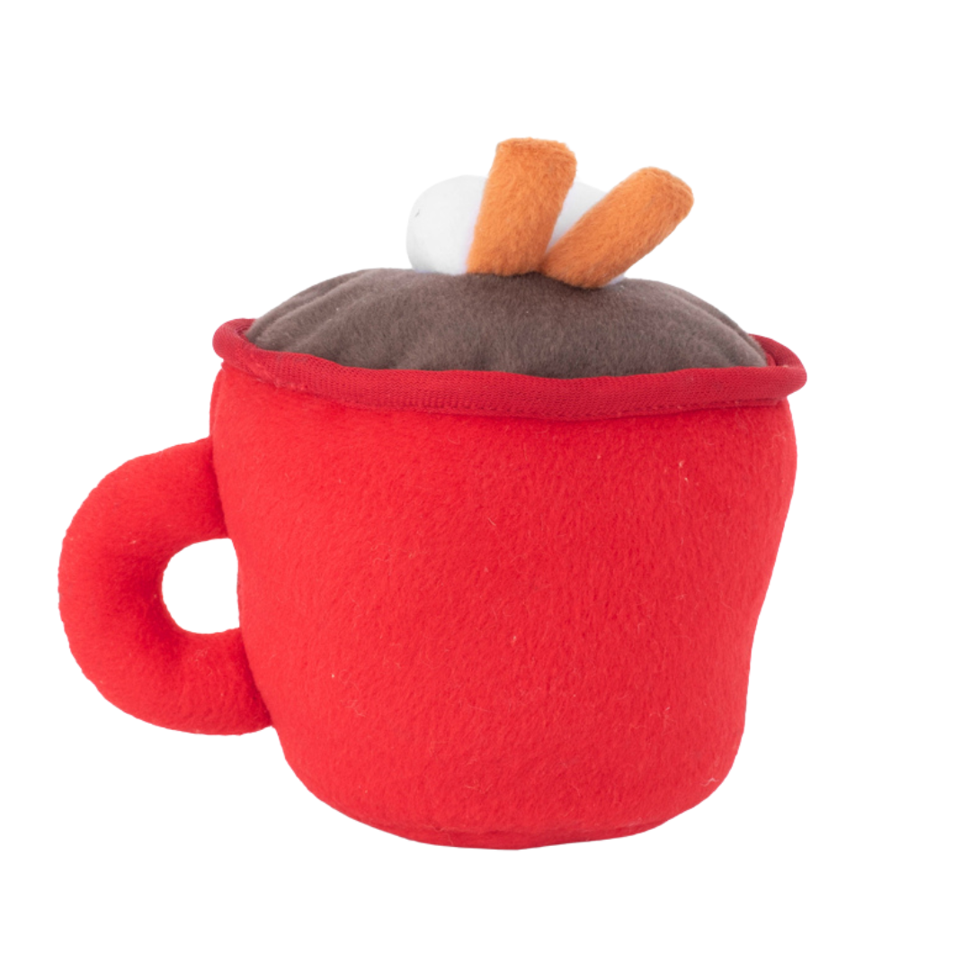 Holiday Hot Cocoa Dog Toy