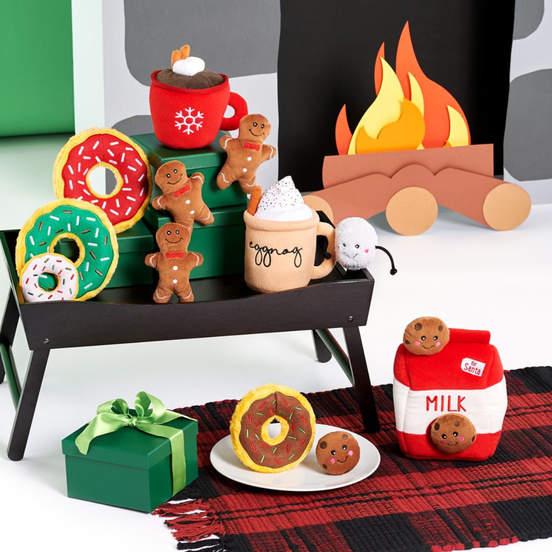 Holiday Hot Cocoa Dog Toy