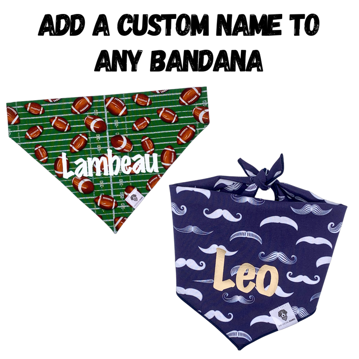 Football Fanatic Slip-On Dog Bandana