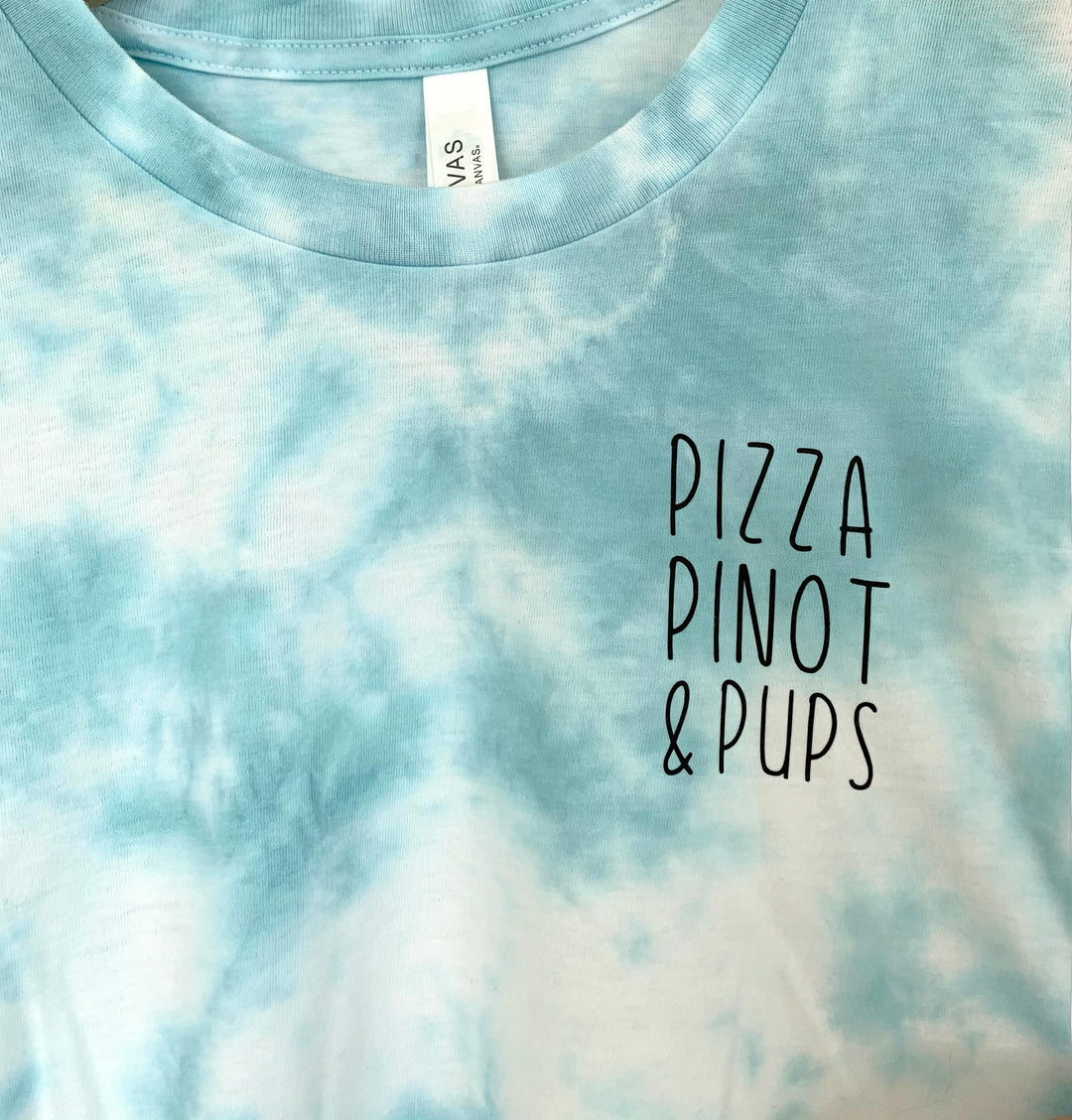 Pizza Pinot & Pups Unisex T-Shirt
