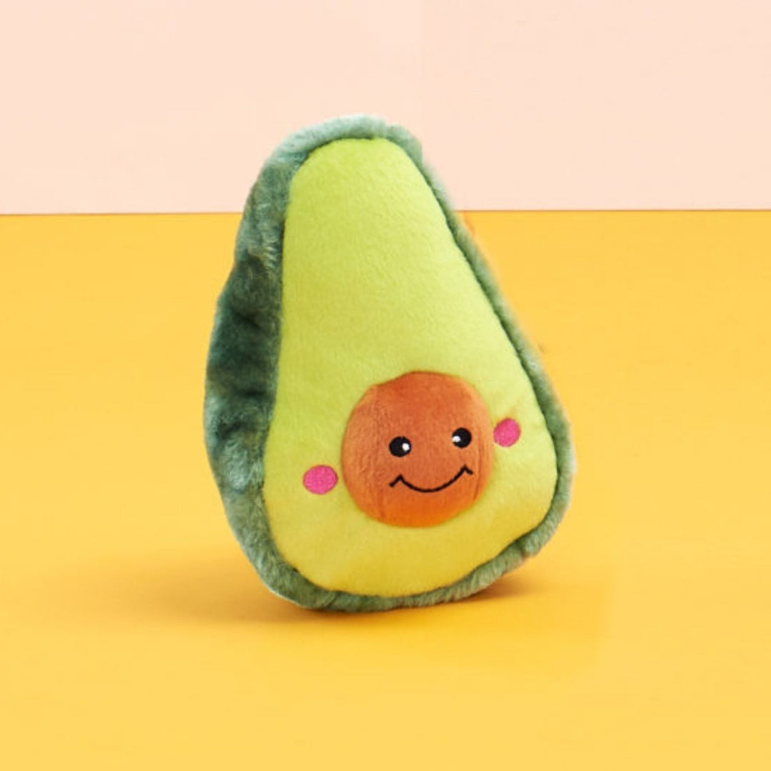 NomNomz Avocado Plush Dog Toy