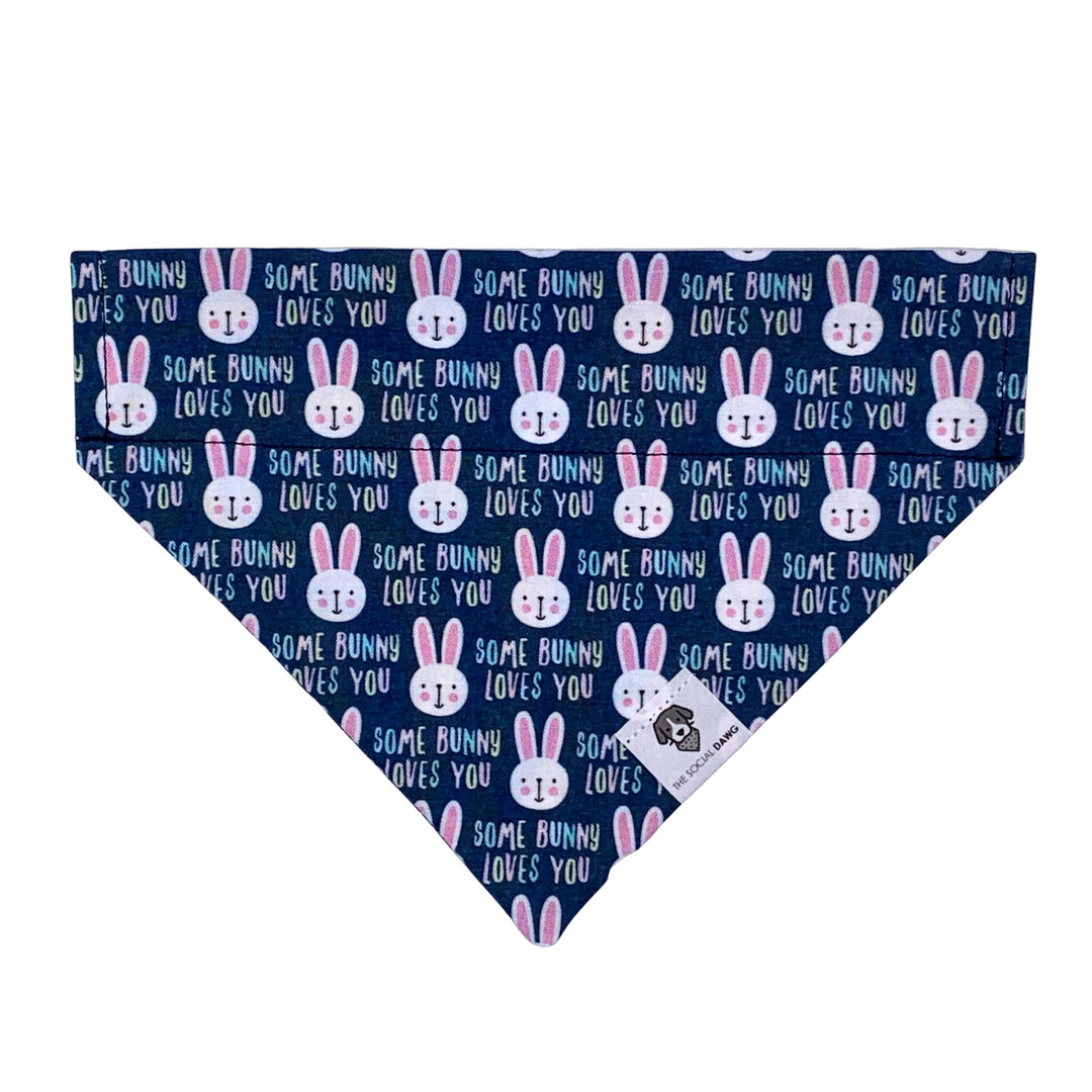 Easter bunny slip on dog bandana