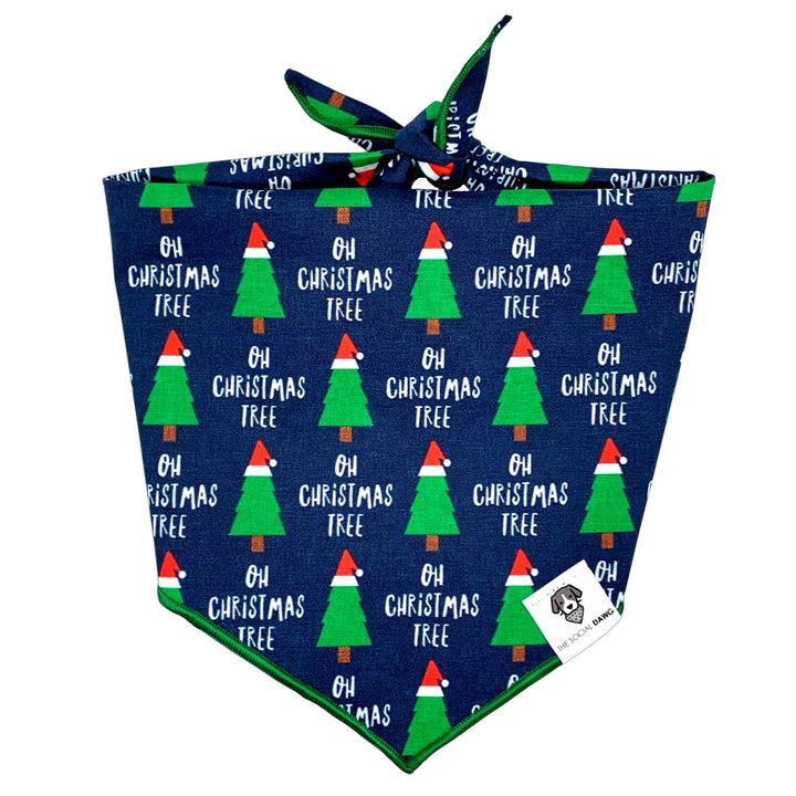 Oh Christmas Tree Tie-On Dog Bandana