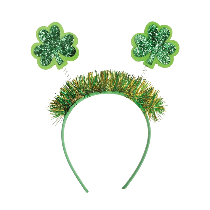 Glitter Shamrock St. Patrick's Day Bopper Headband