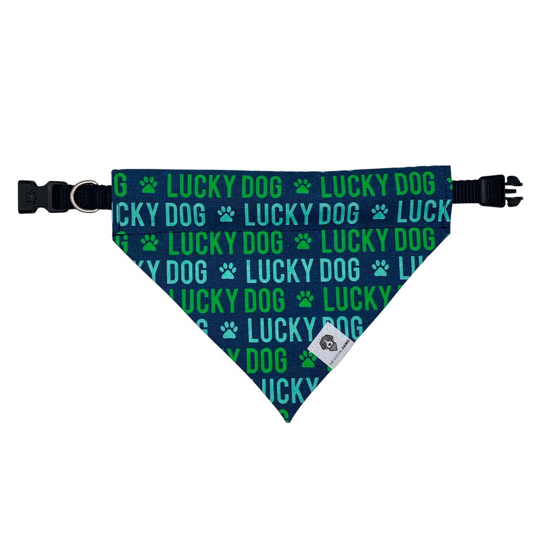 Lucky Dog St. Patrick's Slip-On Dog Bandana