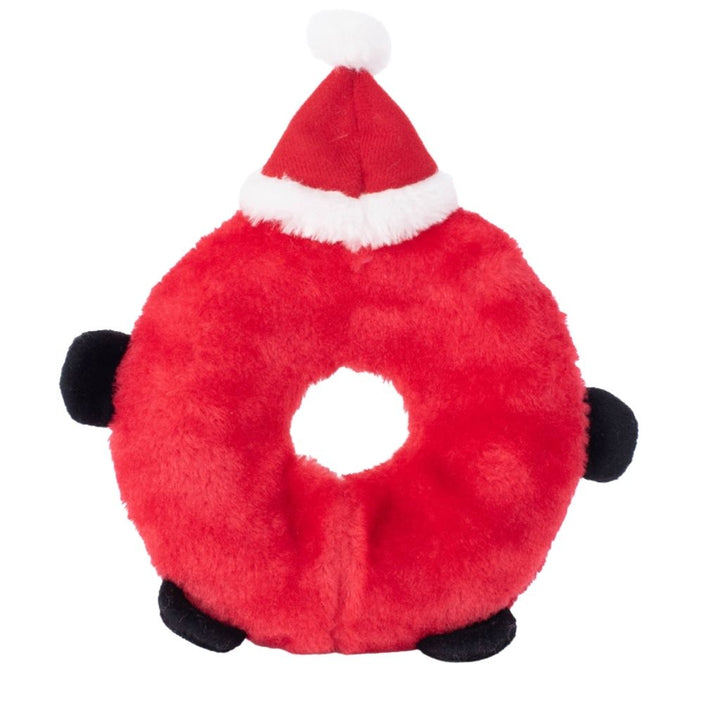 Holiday Donutz Buddies - Santa Dog Toy