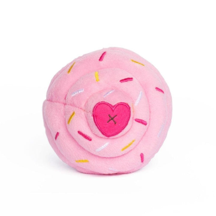 Birthday Cupcake Plush Dog Toy - Pink