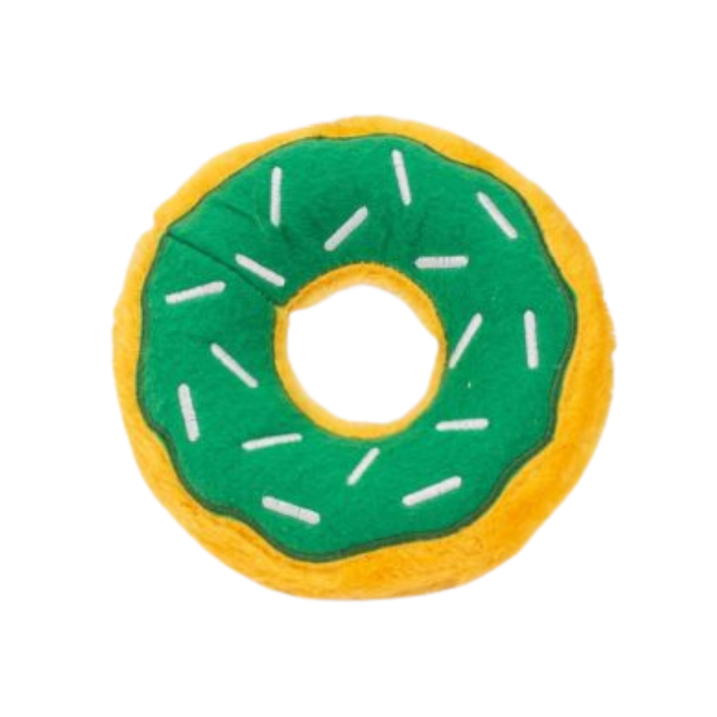 Green Donut Dog Toy