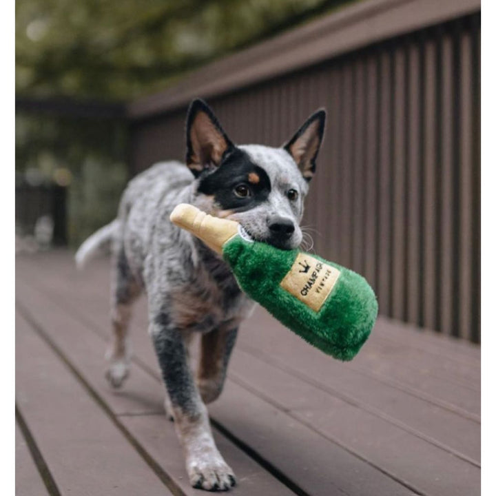 Champagne Happy Hour Crusherz Dog Toy