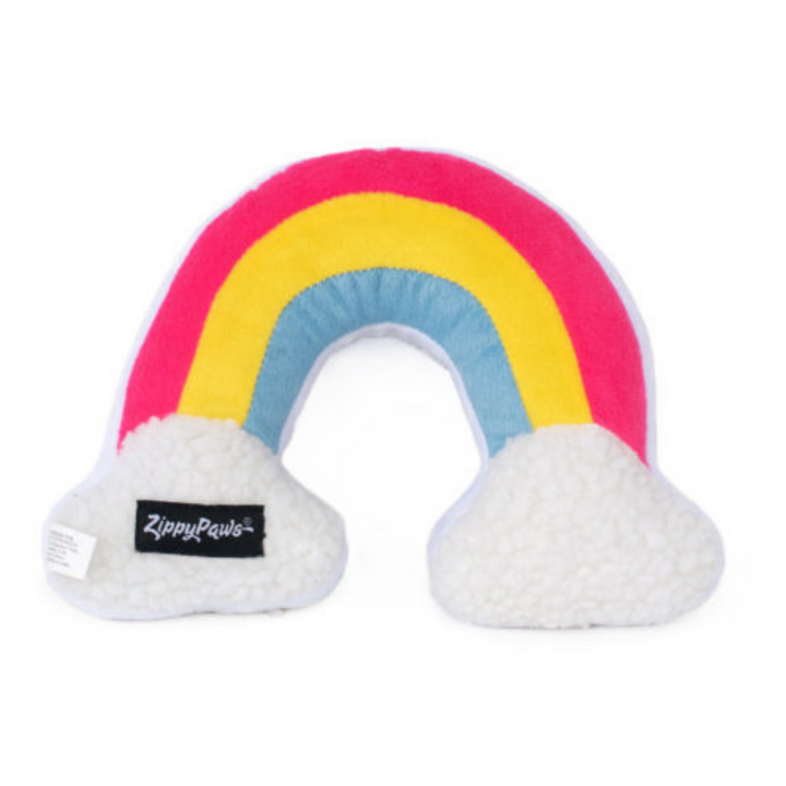 ZippyPaws Squeakie Pattiez Rainbow Dog Toy